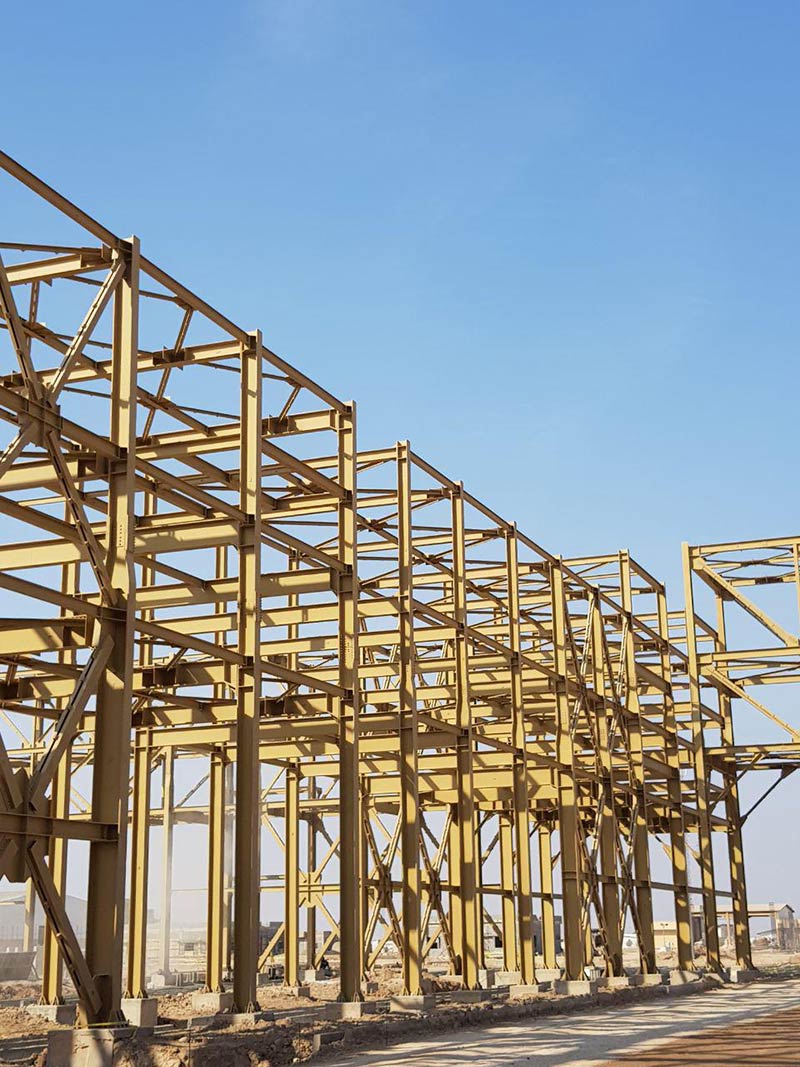 نصب سازه فلزی پتروشیمی