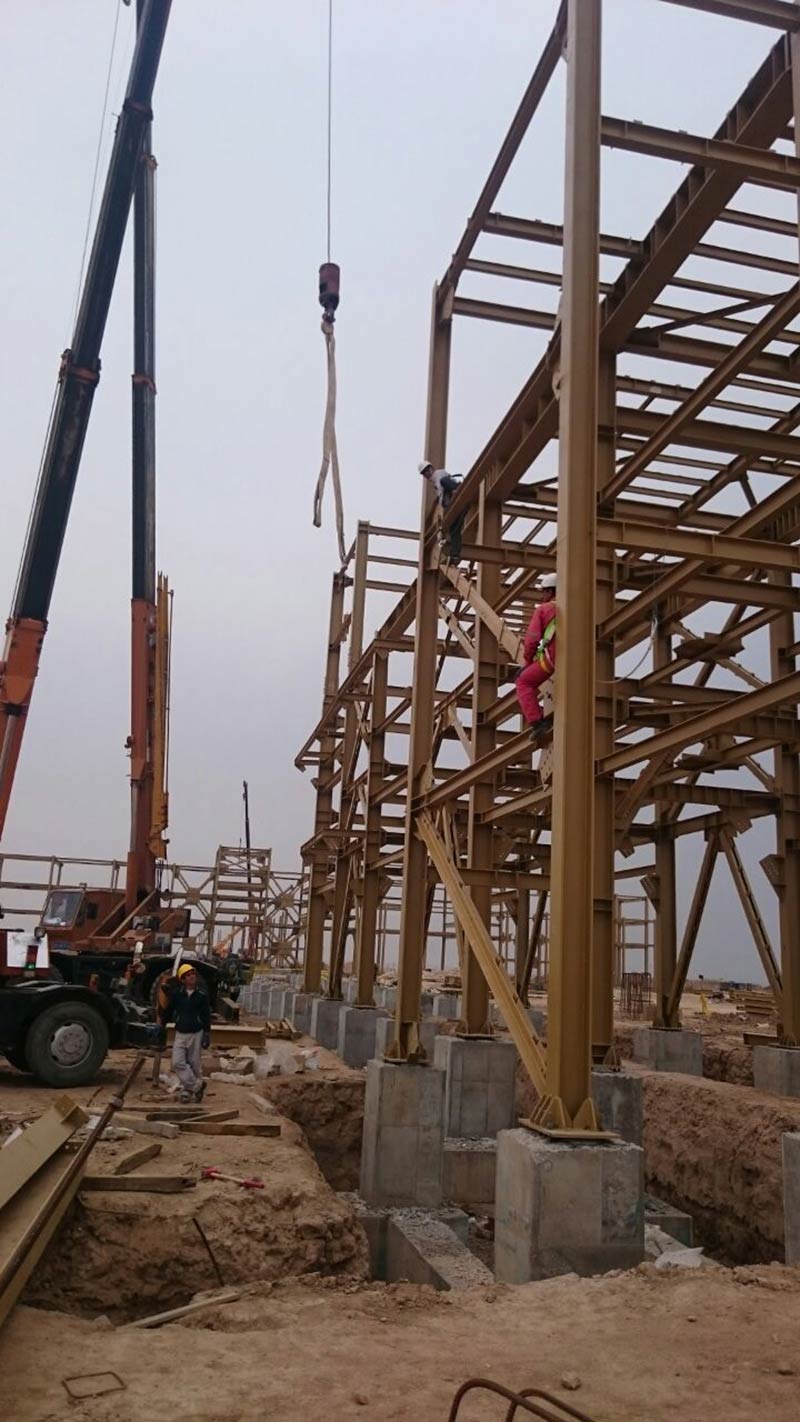 سازه فلزی سایت های پتروشیمی