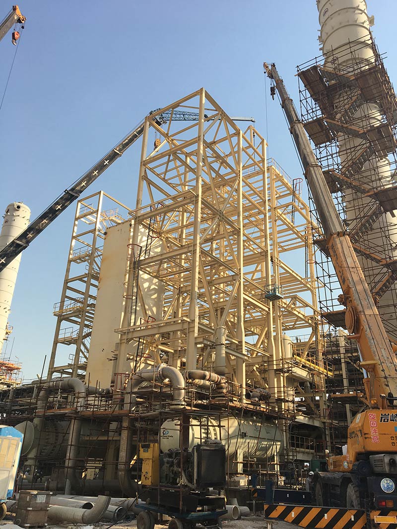 خدمات نصب سازه فلزی