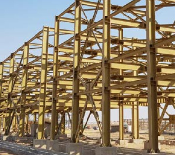 نصب سازه های فلزی پالایشگاه NGL3200 