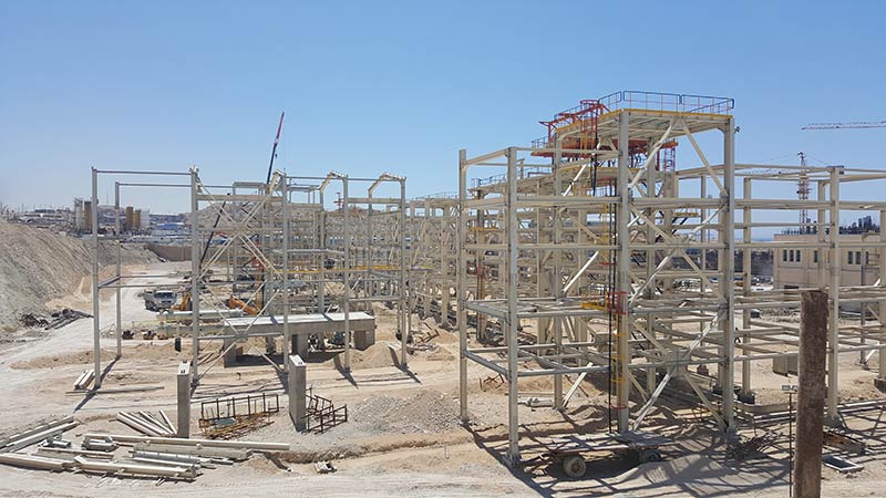 نصب استراکچر (PipeRack, Shelter)